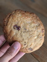 Cookie au chocolat blanc et cranberries