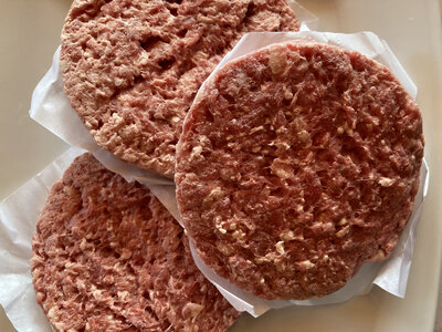 Steaks hachés de charolais congelés