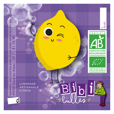 Limonade au citron 75 cl - bio