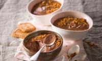 Mousse chocolat speculoos caramel beurre salé