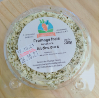 Fromage frais à l'ail des ours