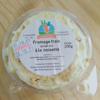 Fromage frais à la noisette