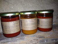 A table - sauce/coulis/jus tomate 'le trio'