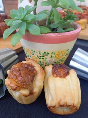 Mini quiche cannelée