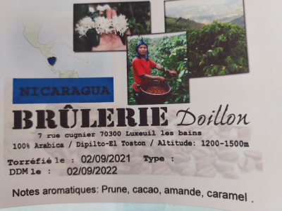 Café nicaragua filtre