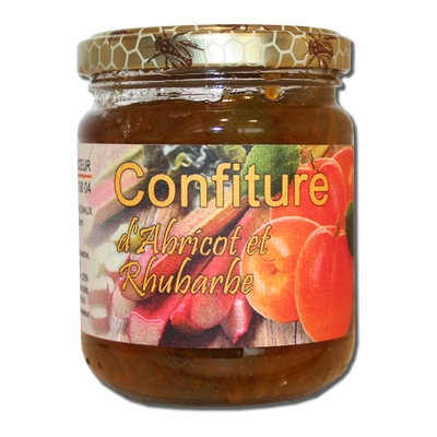 Confiture abricot rhubarbe