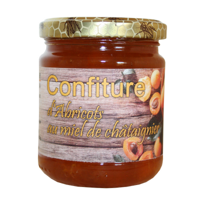 Confiture abricot miel de châtaignier