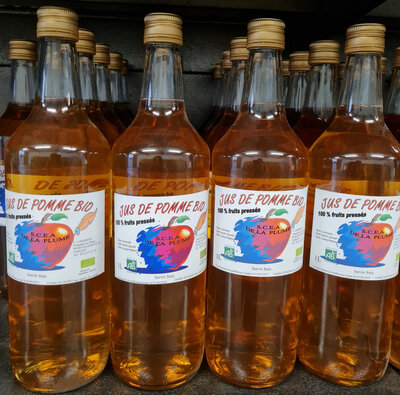 Jus de pomme clair
