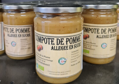 Compote de pomme bio