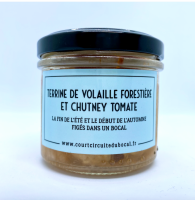 Terrine de volaille forestière et tomate