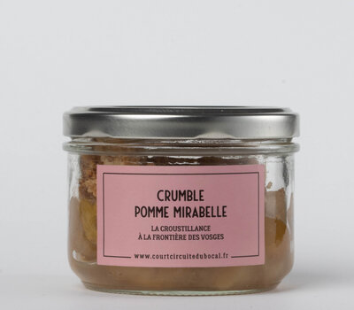 Crumble pomme mirabelle