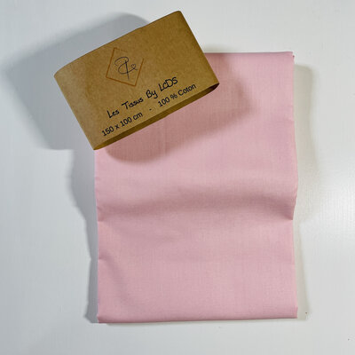Coupon uni rose poudré