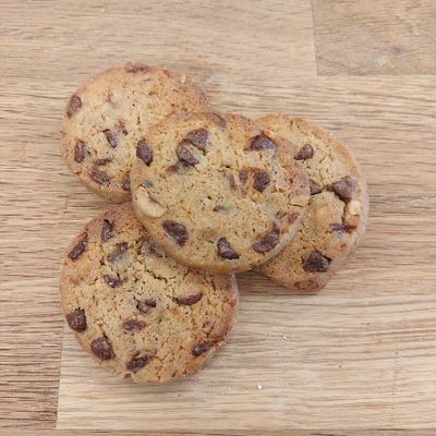 Cookies chocolat lait - noisettes
