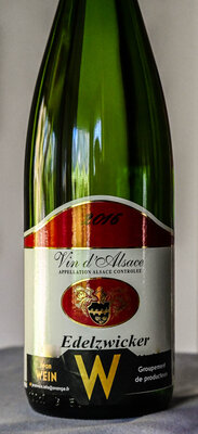 Edelzwicker en bouteille de 1 litre