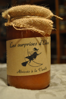 Préparation  de fruits abricots à la vanille