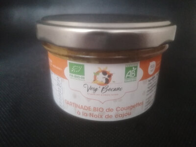 Bio tartinade de courgette noix de cajoux