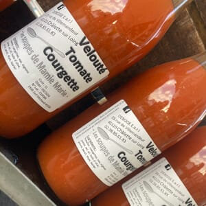 Velouté de tomate courgette