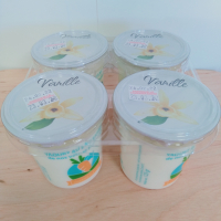 4 yaourts brassés à la vanille