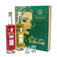Coffret duo digestif : verveine et framboise