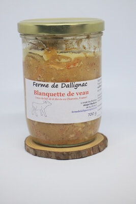 Blanquette de veau, conserve