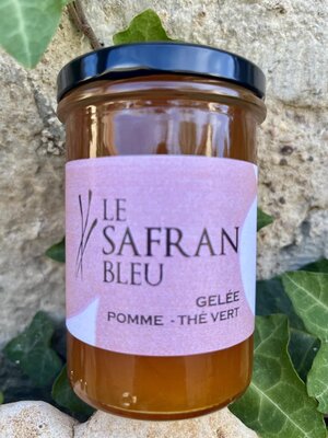 Gelée pomme/thé vert et safran