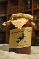 Préparation de fruits à la pêche de vigne