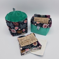 Lingettes/panier imperméable noir