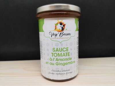 Sauce tomate amande gingembre
