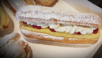 éclairs vanille/framboise