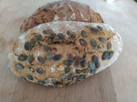 Pain cranberries/graines courges