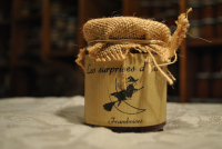 Préparation de fruits framboises