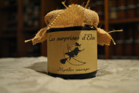 Préparation de fruits myrtilles sauvages