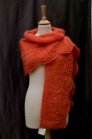 Châle mahpiya corail