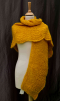 Châle mahpiya jaune soleil