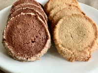 Sablés diamants chocolat et vanille