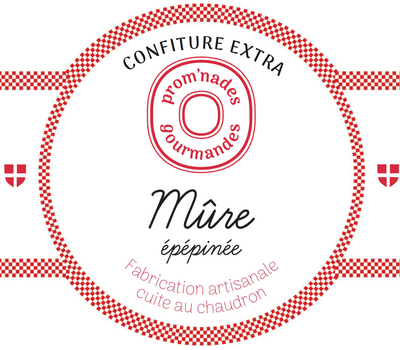 Confiture mûre épépinée 370g