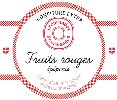 Confiture fruits rouges épépines- 370g