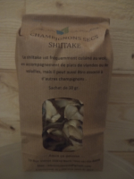 Shiitaké bio déshydraté
