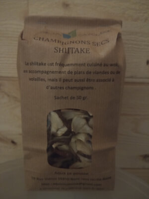 Shiitaké bio déshydraté