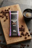 Tablette de chocolat au café 75% de cacao
