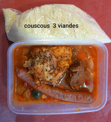 Couscous 3 viandes (la part)
