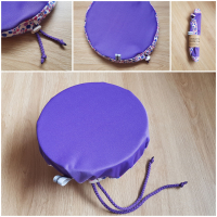 *charlotte couvre-plat -violet
