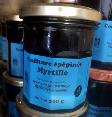 Confiture extra myrtille épépinée bio