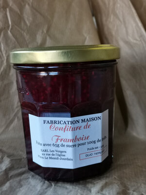 Confiture de framboises