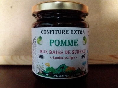 Confiture extra : pommes aux baies de sureau