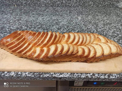 Brioche maison pur beurre 500g - tranchée