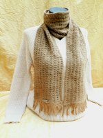 écharpe fine rose des sable