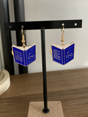 Boucles d’oreilles livre harry potter