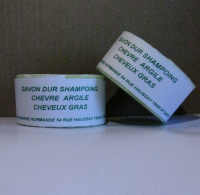 Shampoing solide chevre - argile