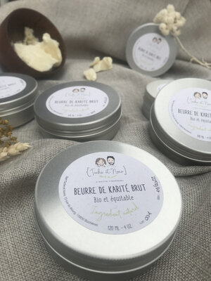 Beurre de karité brut, bio et équitable